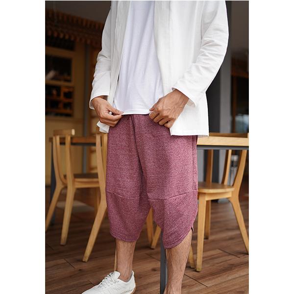 Ryusei Japanese Pants Ken Two Tone Maroon