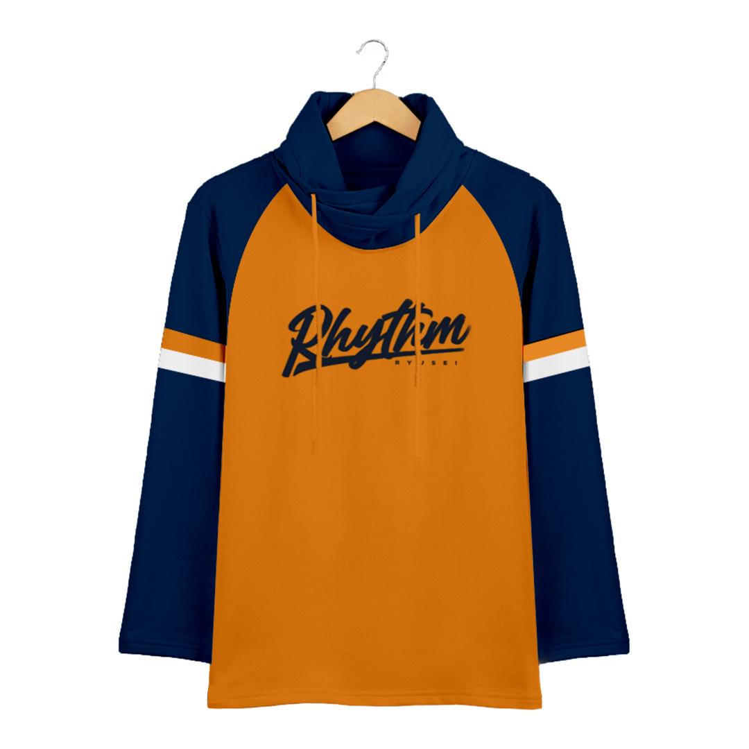 Ryusei Kaos Pria Lengan Panjang Nandito Rhythm Mustard