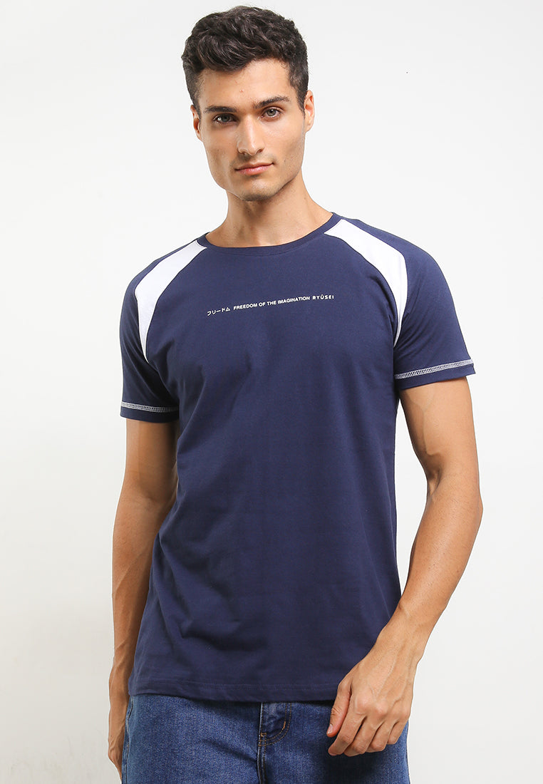 Ryusei Tshirt Freedom Combo Navy - Ryusei