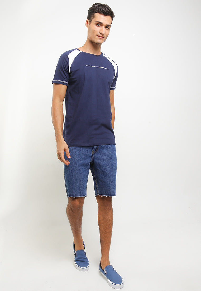 Ryusei Tshirt Freedom Combo Navy - Ryusei