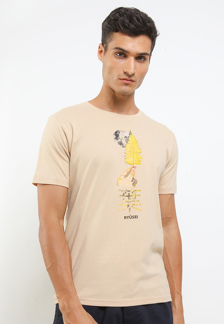 Ryusei Tshirt Tamayama Light Brown - Ryusei