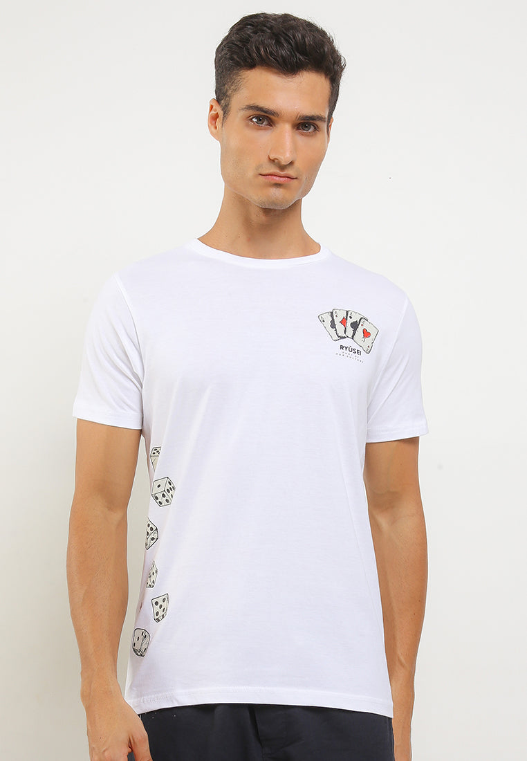 Ryusei Tshirt Tamakawa White - Ryusei