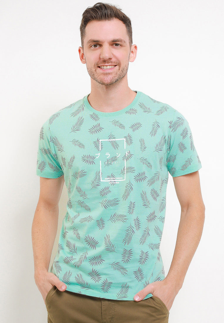 Ryusei Tshirt JPN Tribes Mint Green - Ryusei Tshirt Men