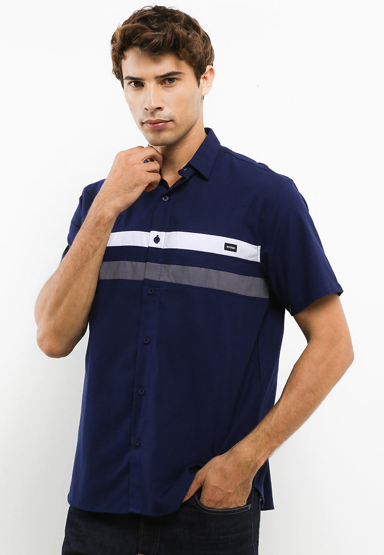 Ryusei Kemeja Tsukawa CMB Navy - Ryusei Shirt Men