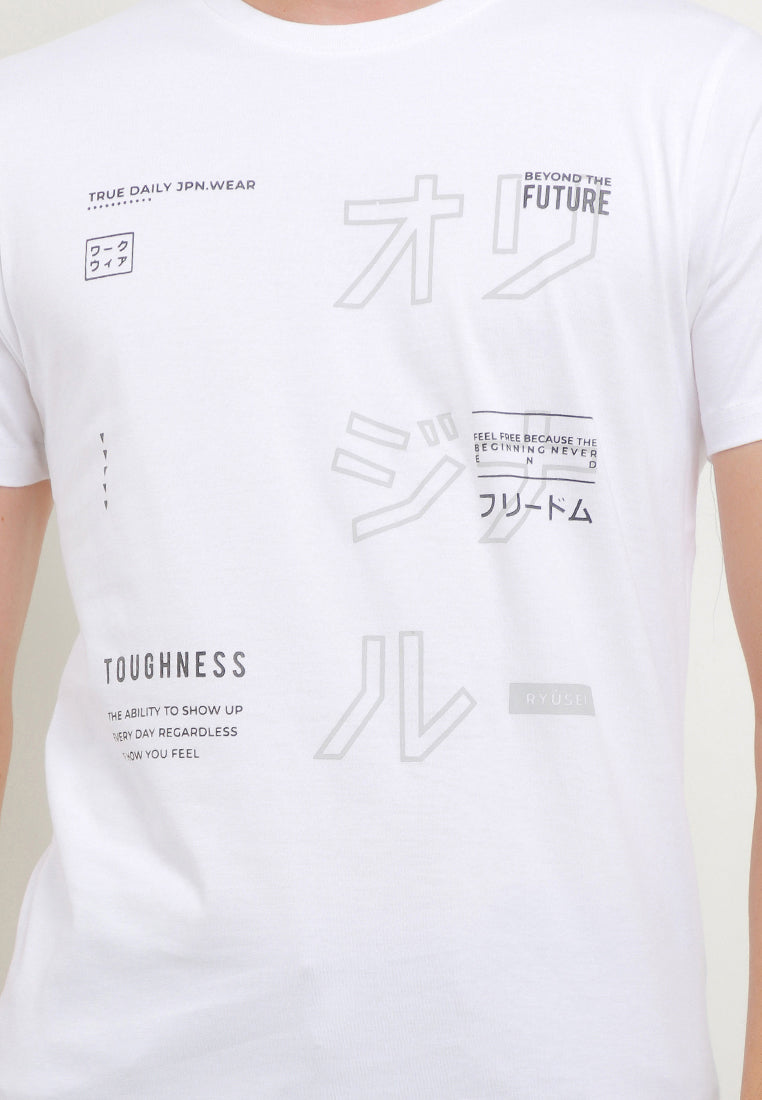 Ryusei Tshirt Toughness White - Ryusei