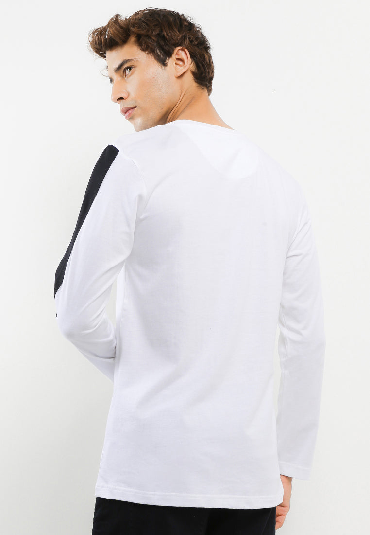 Ryusei T-shirt Mikawa Long Sleeve CMB White - Ryusei