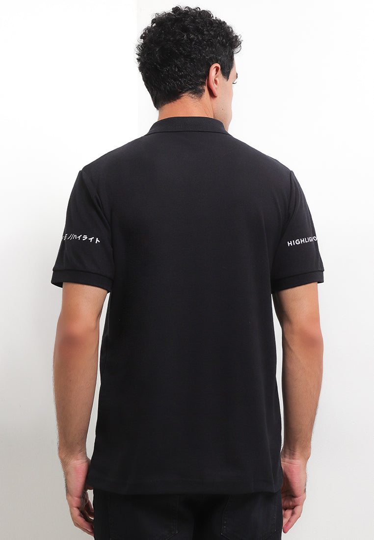 Ryusei Polo Pria Aviation Black - Ryusei