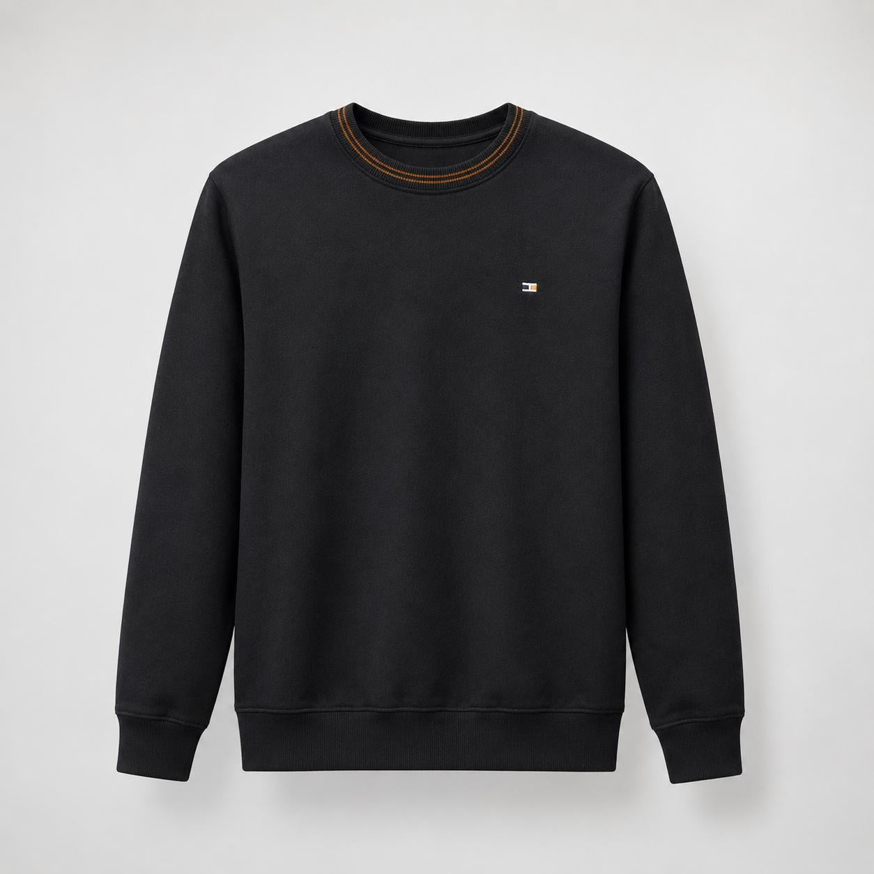 Ryusei Sweater Pria Premium Basic Black
