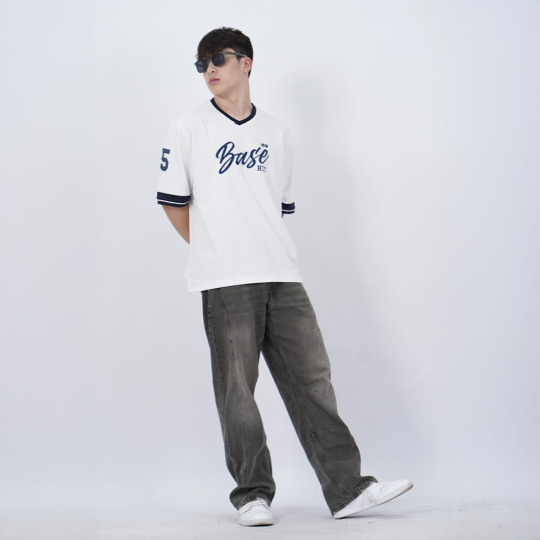 Ryusei Kaos Pria Boxy Oversize Base