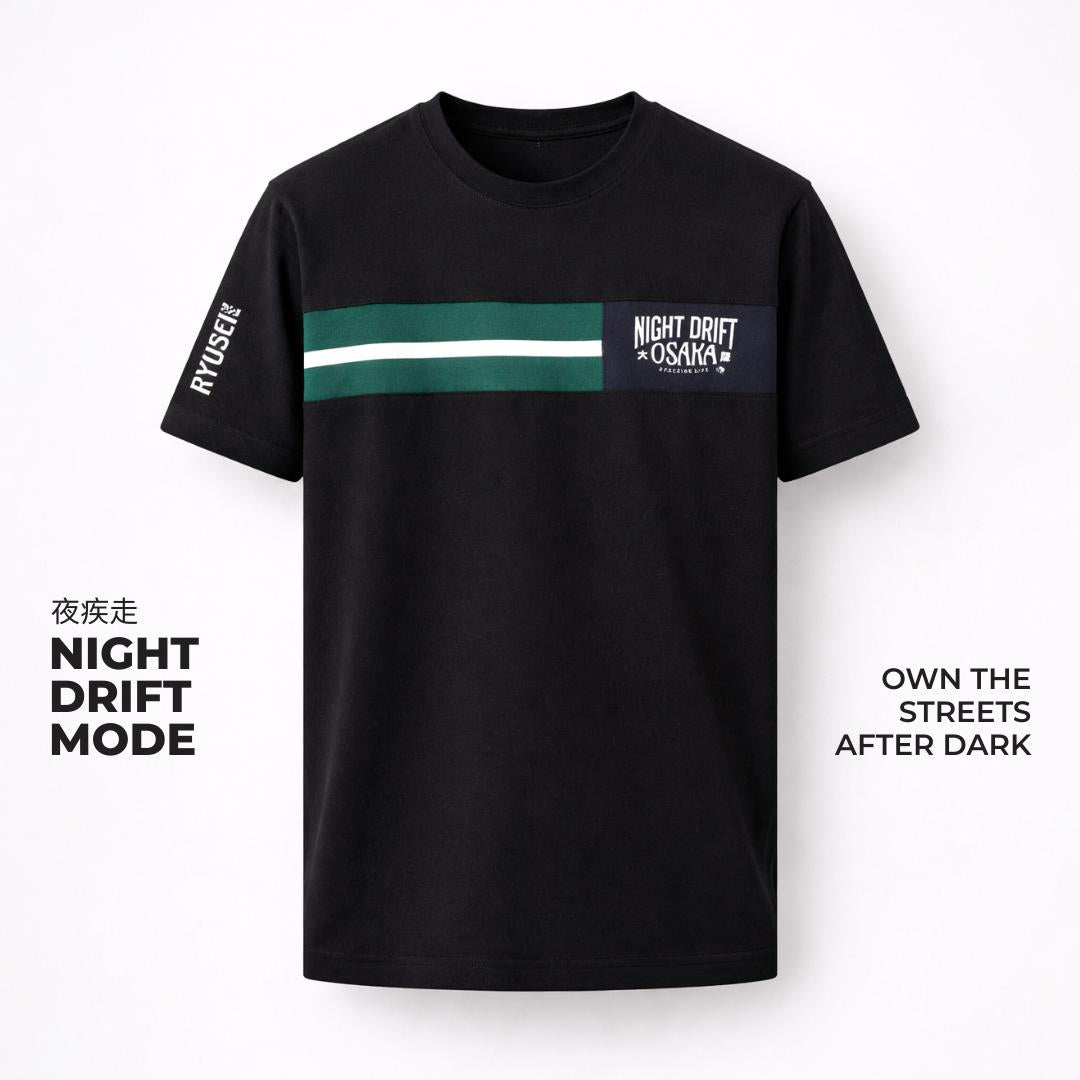 Ryusei Kaos Pria Osaka CMB Black