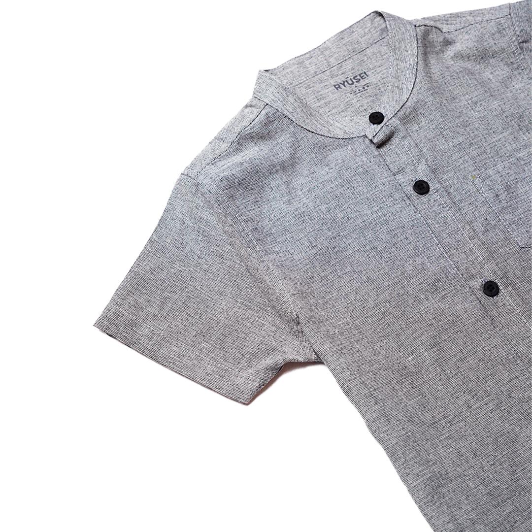 Ryusei Shirt kids Yoshizawa 2 Tone Grey