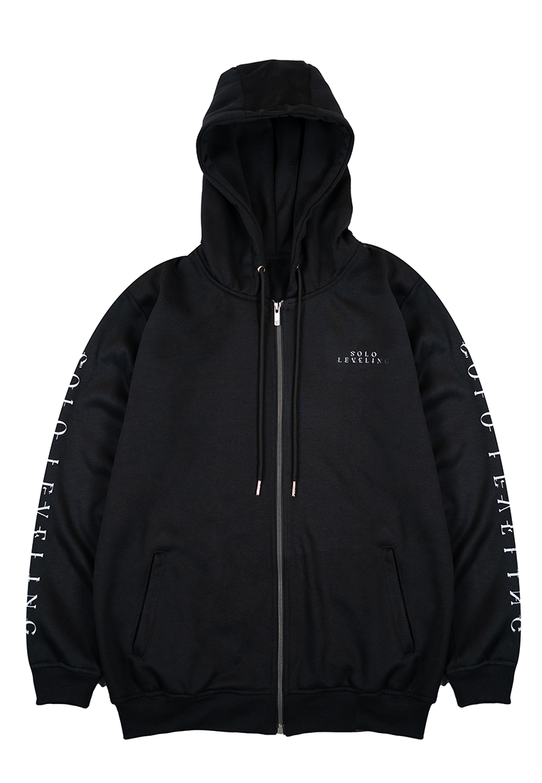 Ryusei x Solo Leveling | Hoodie Zipper Dungeon SOG Black