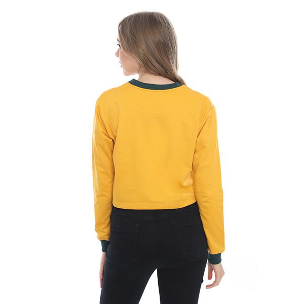 Ryusei Sweater Crop Azumi Yellow