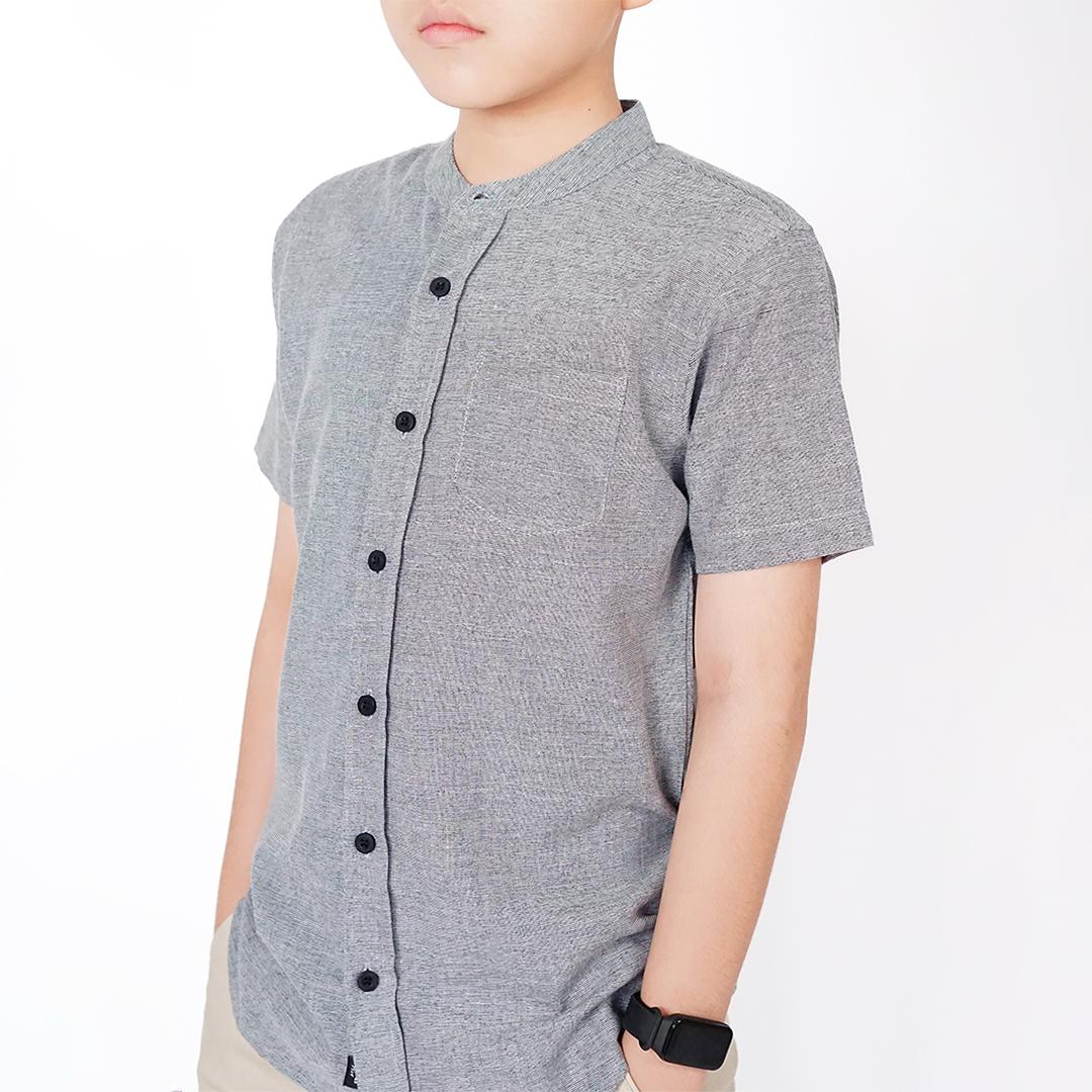 Ryusei Shirt kids Yoshizawa 2 Tone Grey