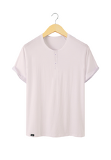 Ryusei Tshirt Takamura Button Pale Pink