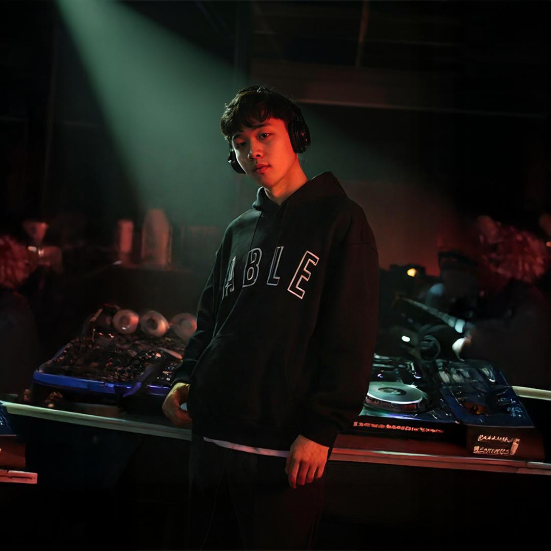 Ryusei Hoodie Boxy Able Full Black