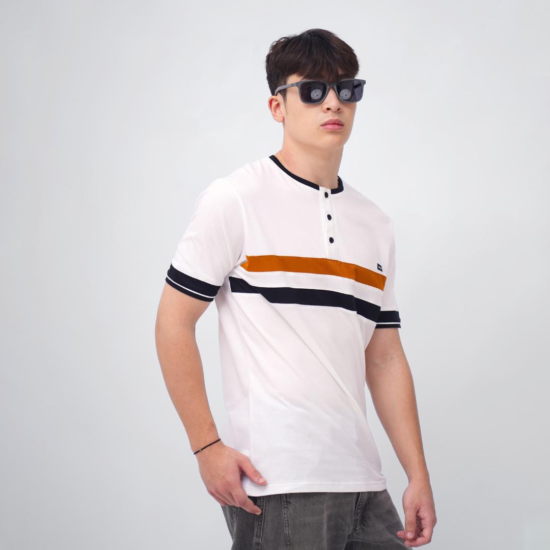 Ryusei Tshirt Takatsuki Button White