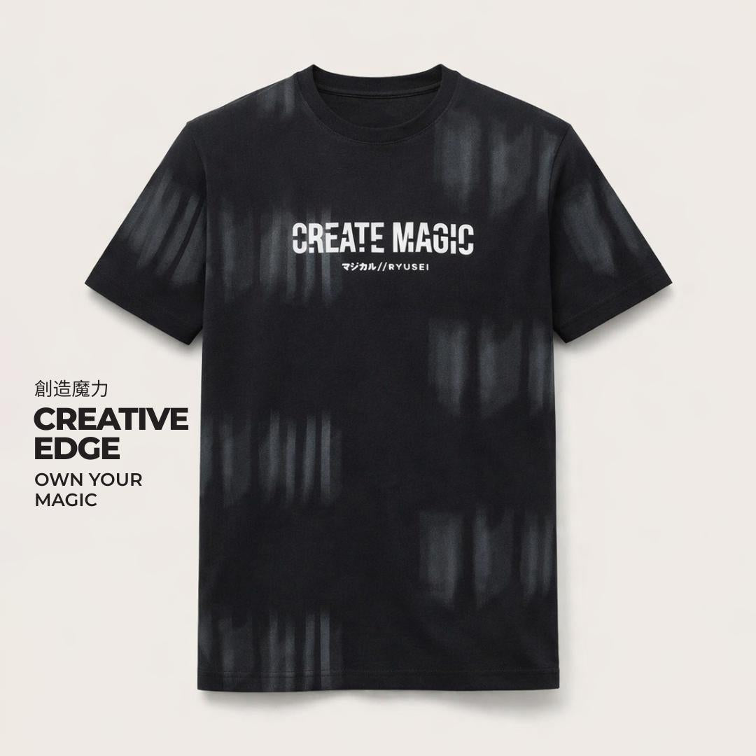 Ryusei Kaos Pria Create Magic Black