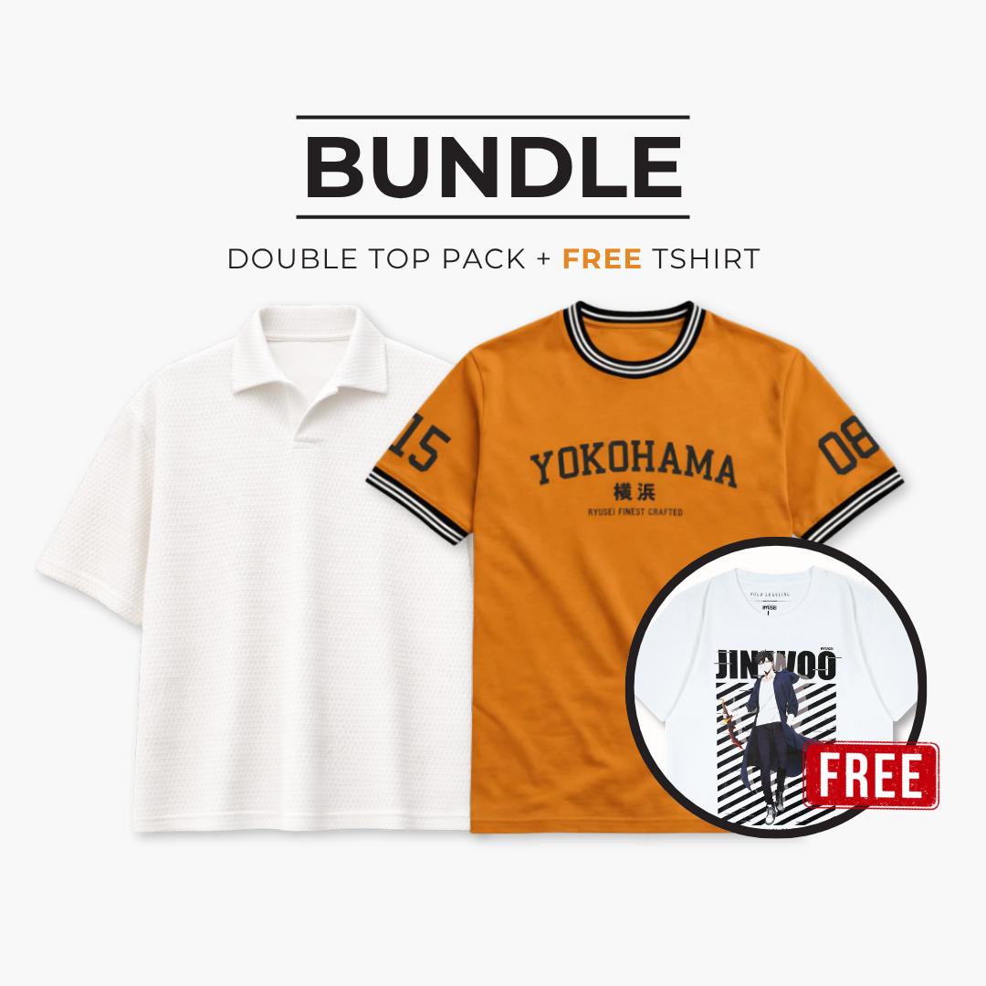 [Bundle] Double Top Pack + FREE Tshirt