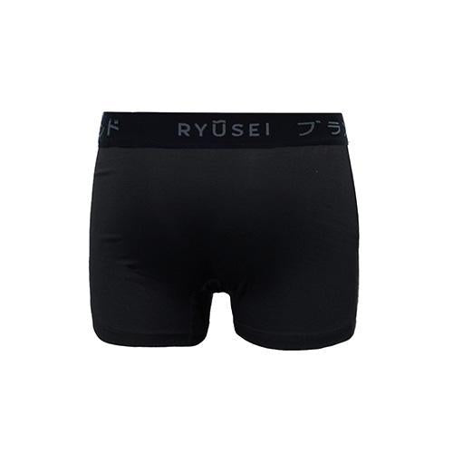 [3 pcs] Ryusei Boxer Anak Laki Laki Hasioka 3PCS - Celana Dalam Anak Polos Hitam Katun Usia 1-14 Tahun