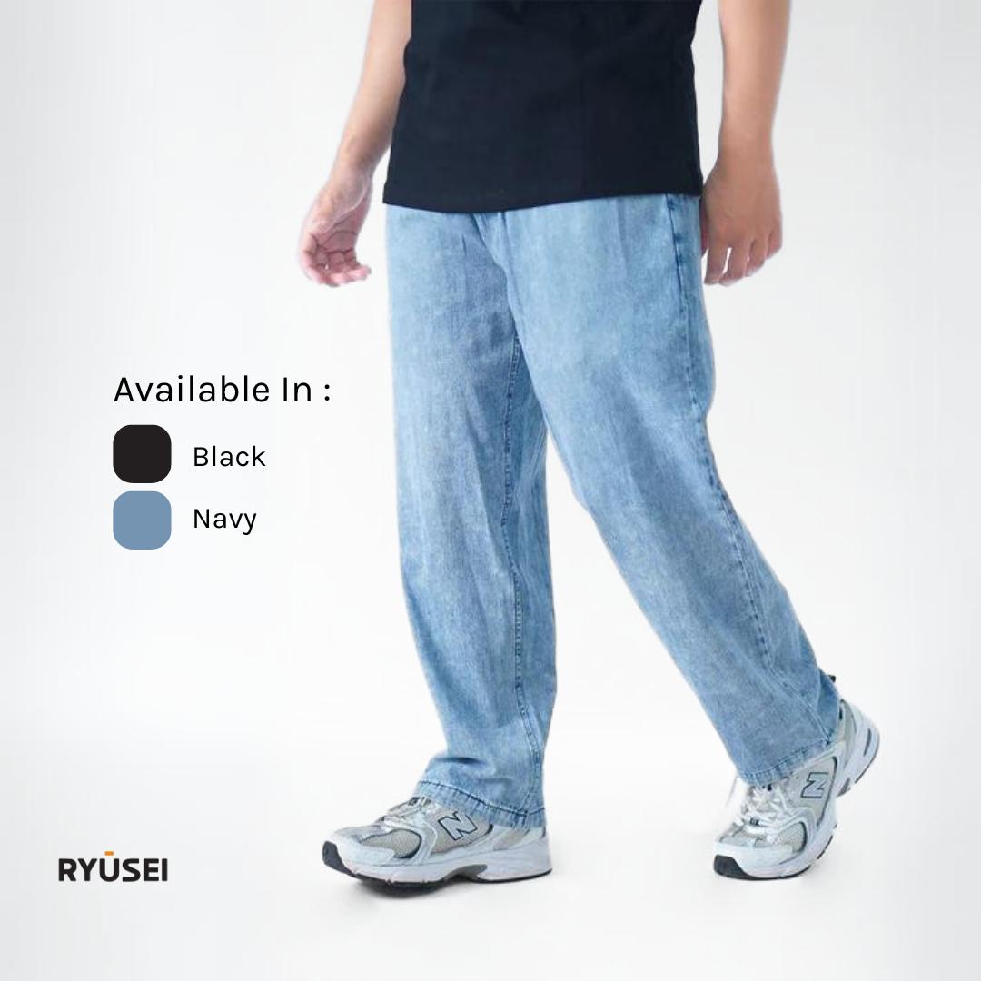 Ryusei Celana Denim Baggy Yamashi