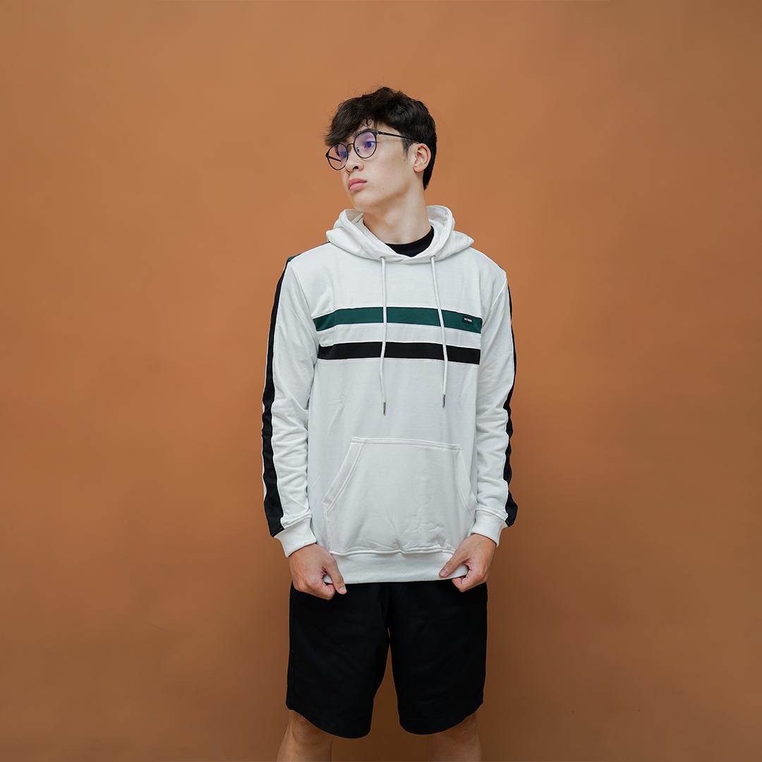 Ryusei Sweater Hoodie Arashiyama CMB White