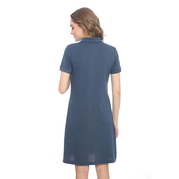 Ryusei Polo Dress Amaya Navy