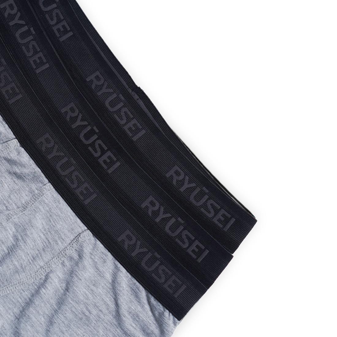 Ryusei Boxer Haruki Misty Grey Polyester Spandex 3 Pcs | Nyaman & Elastis