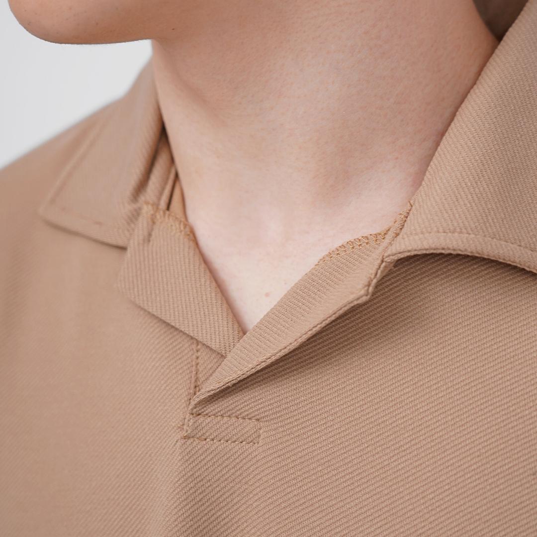 Ryusei Polo Oversize Kudo Twill – Polo dengan Tekstur Unik