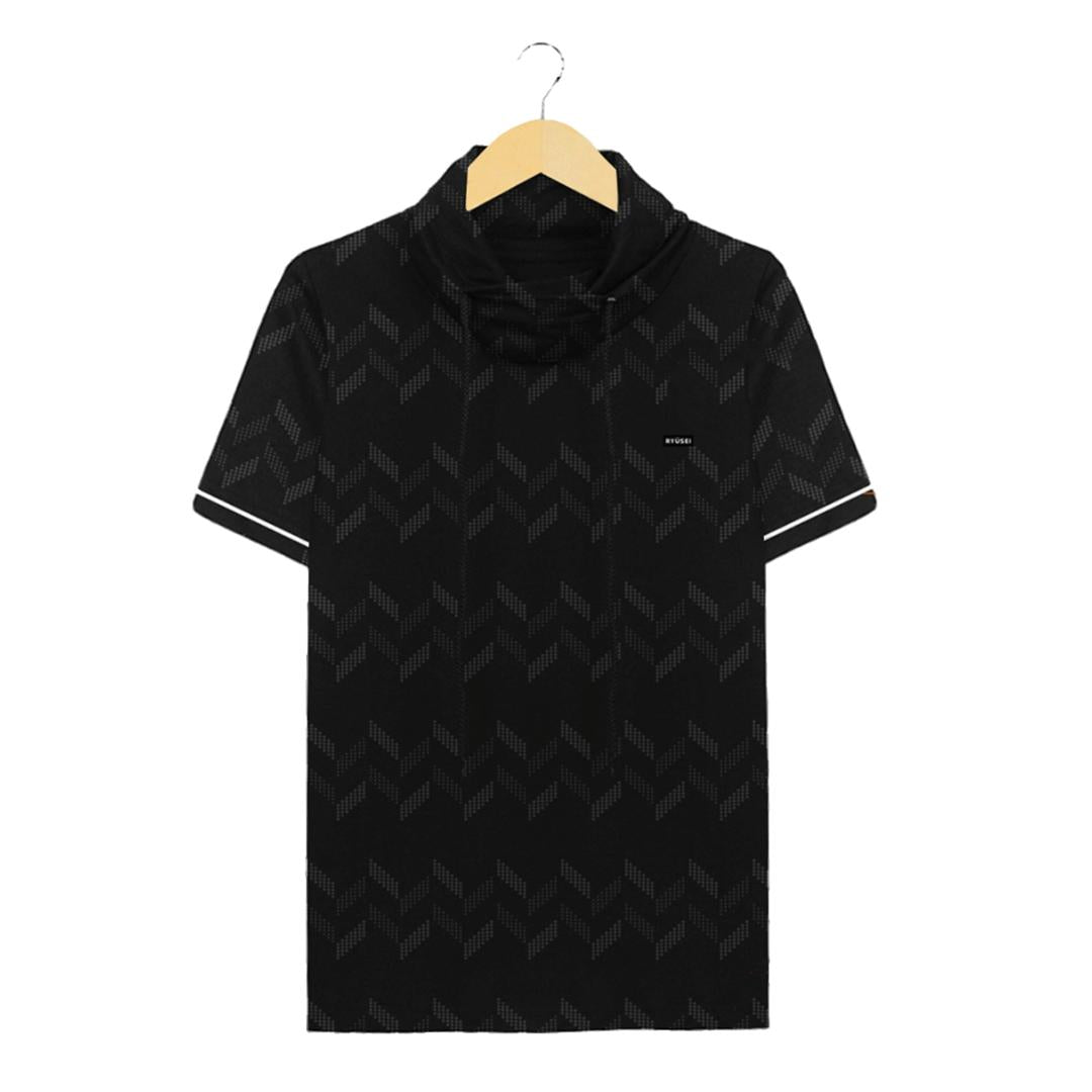 Ryusei Kaos Turtleneck Pria Nandito Rai FP Black