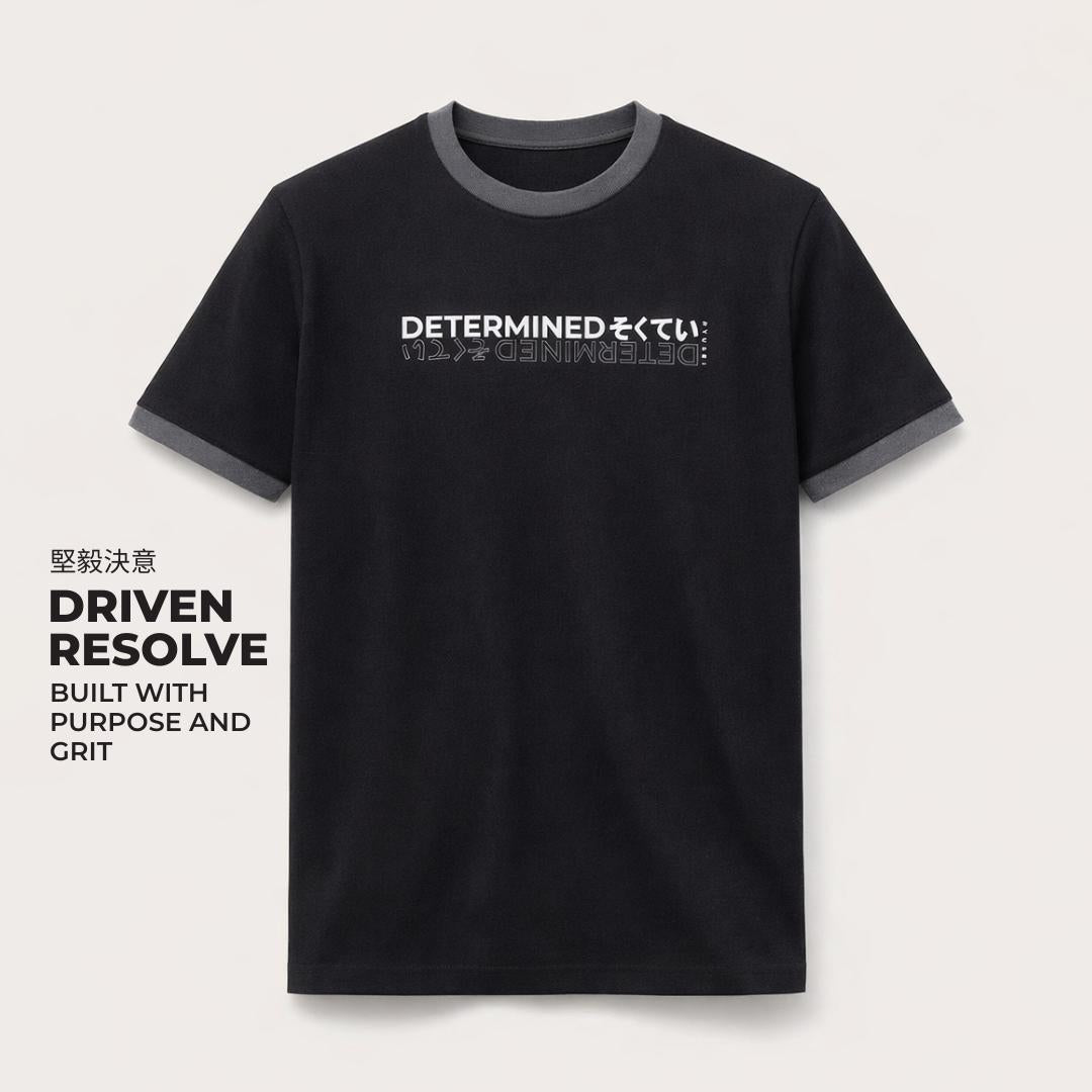 Ryusei Kaos Pria Determined Black
