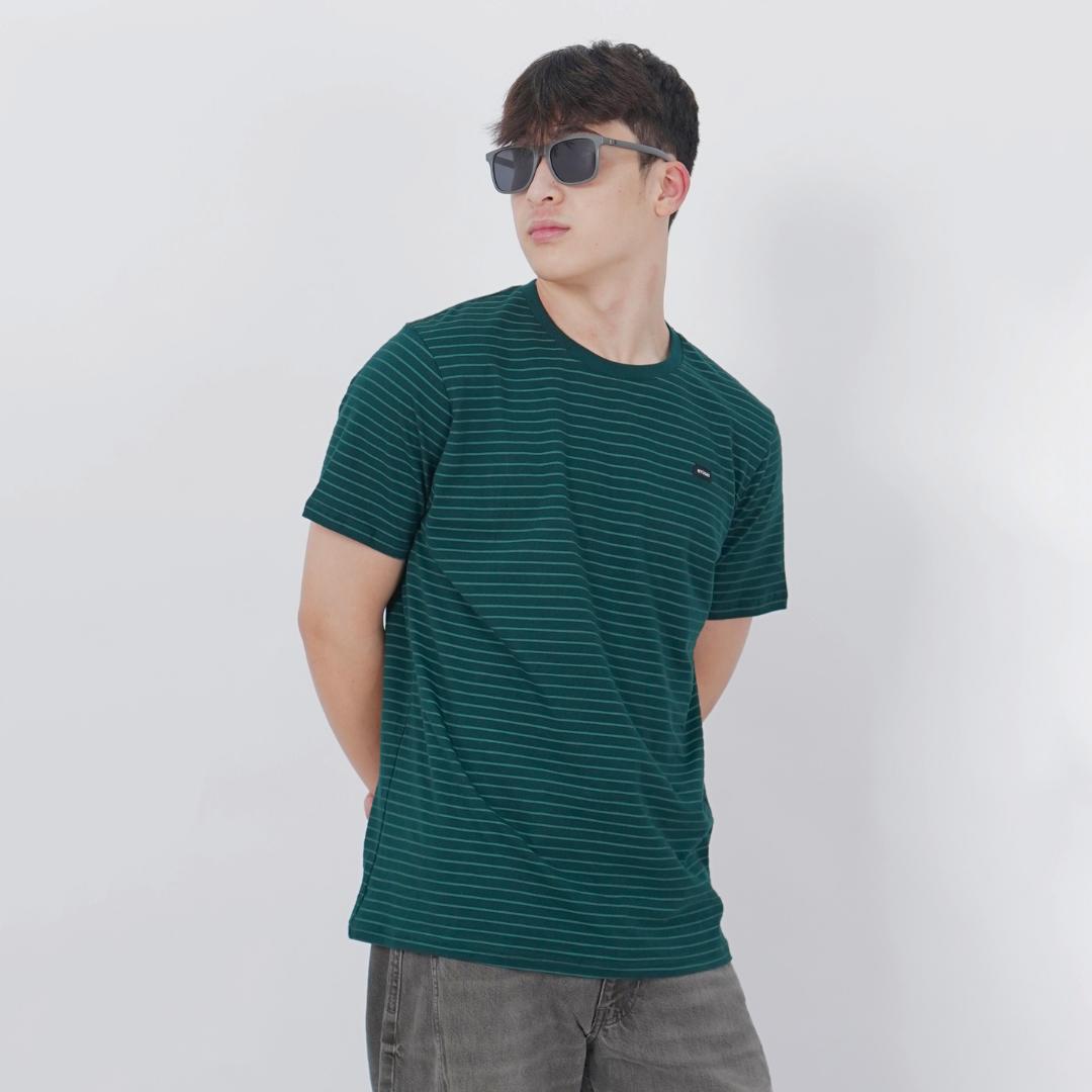 Ryusei Kaos Pria Kitagawa Stripe | Dengan Pilihan Warna