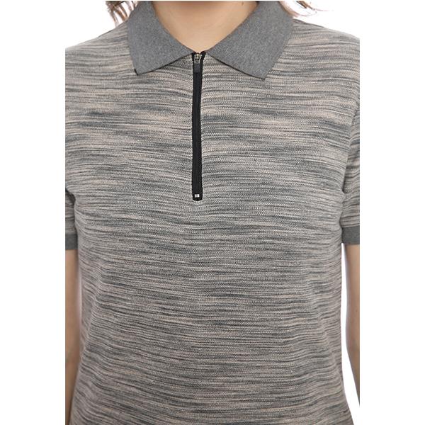 Ryusei Polo Dress Yukari Two Tone Grey
