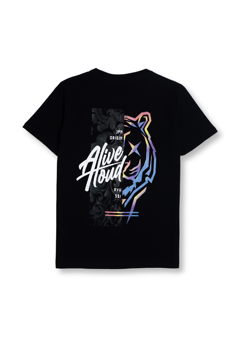 Ryusei Kaos Pria Alive Black