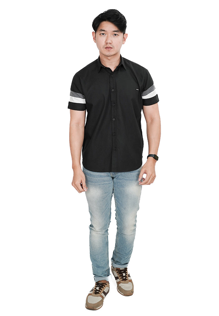 Ryusei Kemeja Atsuki CMB Black - Ryusei Shirt Men