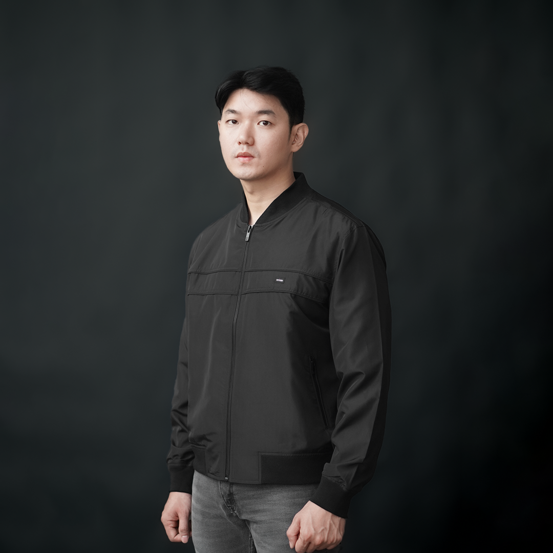 Ryusei Windbreaker Jacket Wakiyama  Black - Jaket Parasut