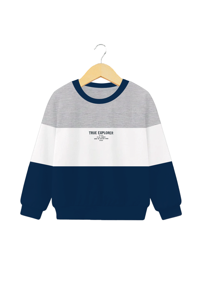 Ryusei Sweater Kids True CMB Navy - Ryusei