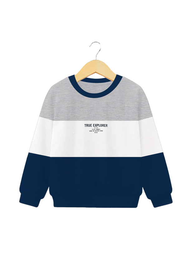 Ryusei Sweater Kids True CMB Navy