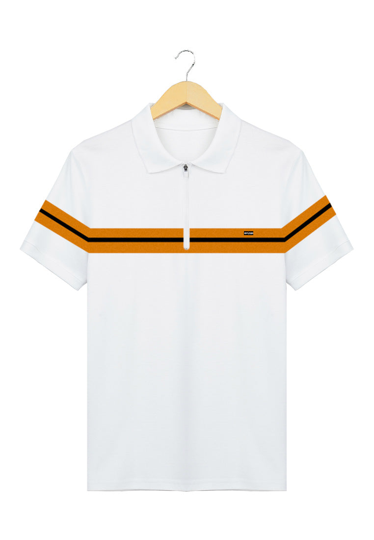 Ryusei Polo Shirt Mitsuhiro CMB White - Ryusei