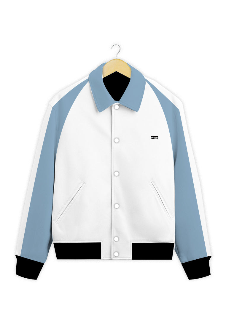 Ryusei Jacket Varsity Nishimura CMB White