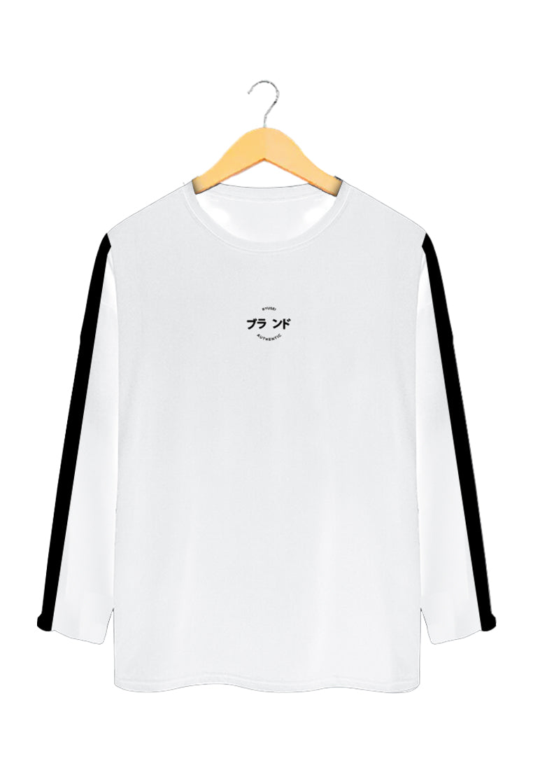 Ryusei T-shirt Mikawa Long Sleeve CMB White - Ryusei