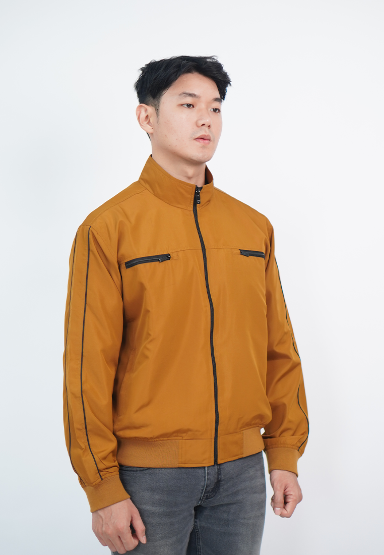 Ryusei Windbreaker Jacket Yoriyuki Mustard - Jaket Parasut