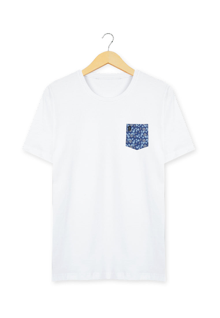 Ryusei T-shirt komura pocket white - Ryusei