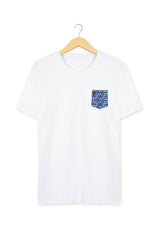 Ryusei T-shirt komura pocket white