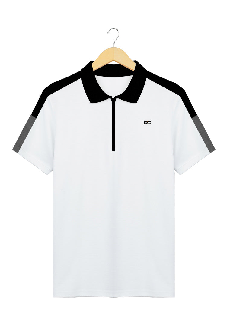 Ryusei Polo Shirt Takuto CMB White - Ryusei