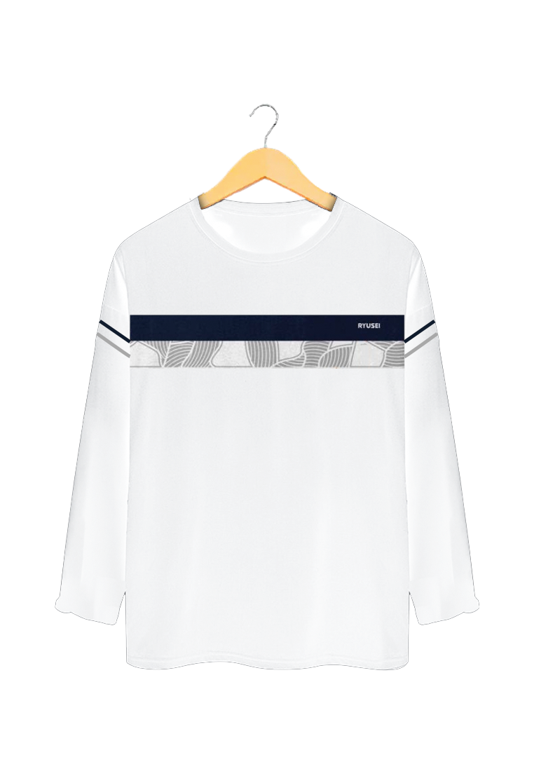 Ryusei T-shirt Nishikawa Long Sleeve CMB White - Ryusei