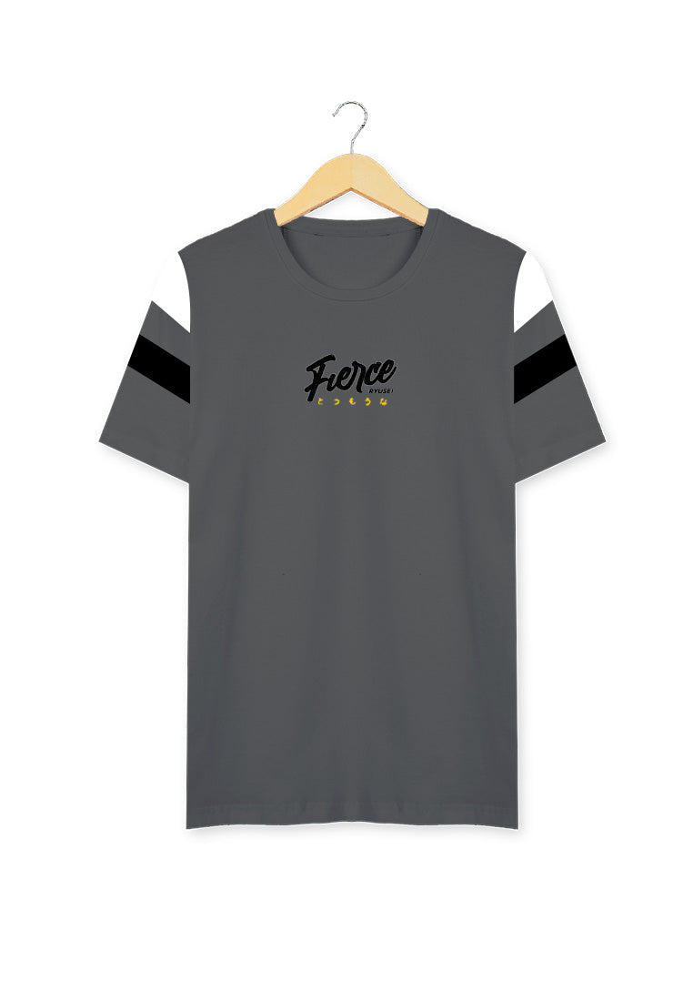 Ryusei Kaos Pria Fierce CMB Grey