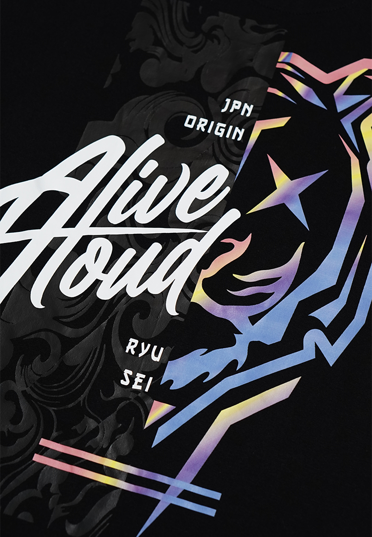 Ryusei Kaos Pria Alive Black