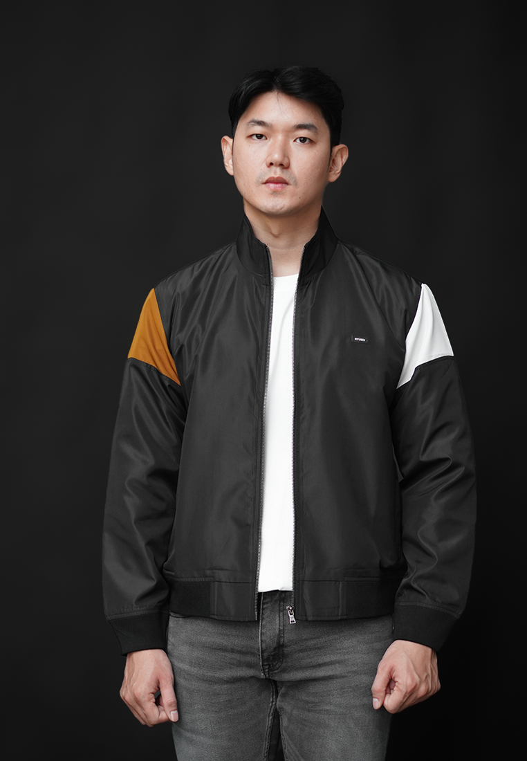 Ryusei Windbreaker Jacket Haruhiko Black - Jaket Parasut