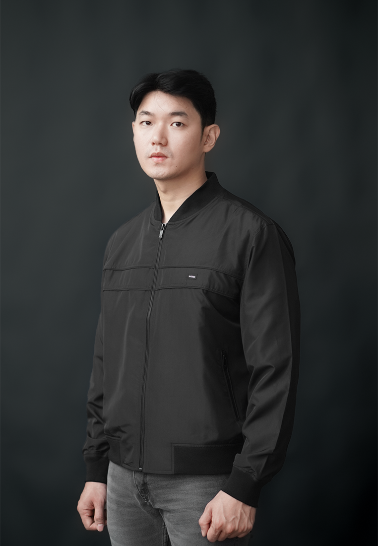 Ryusei Windbreaker Jacket Wakiyama  Black - Jaket Parasut